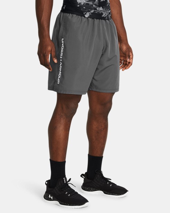 Men's UA Tech™ Woven Wordmark Shorts, Gray, pdpMainDesktop image number 0